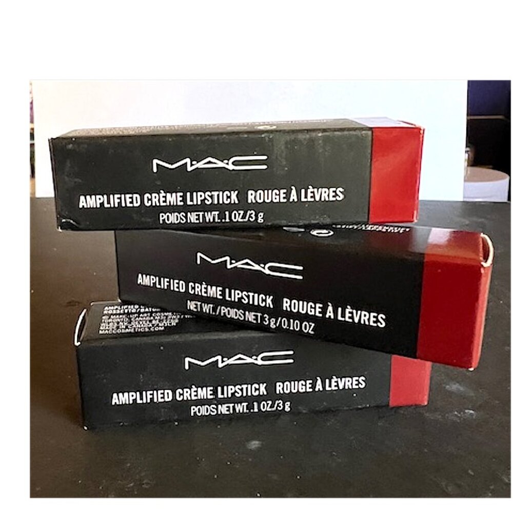 (Lot of 3) MAC Lipstick AMPLIFIED CREME LIPSTICK 108 DUBONNET GREAT PRICE!